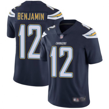 Los Angeles Chargers NFL Football Travis Benjamin Navy Blue Jersey Youth Limited #12 Home Vapor Untouchable->youth nfl jersey->Youth Jersey